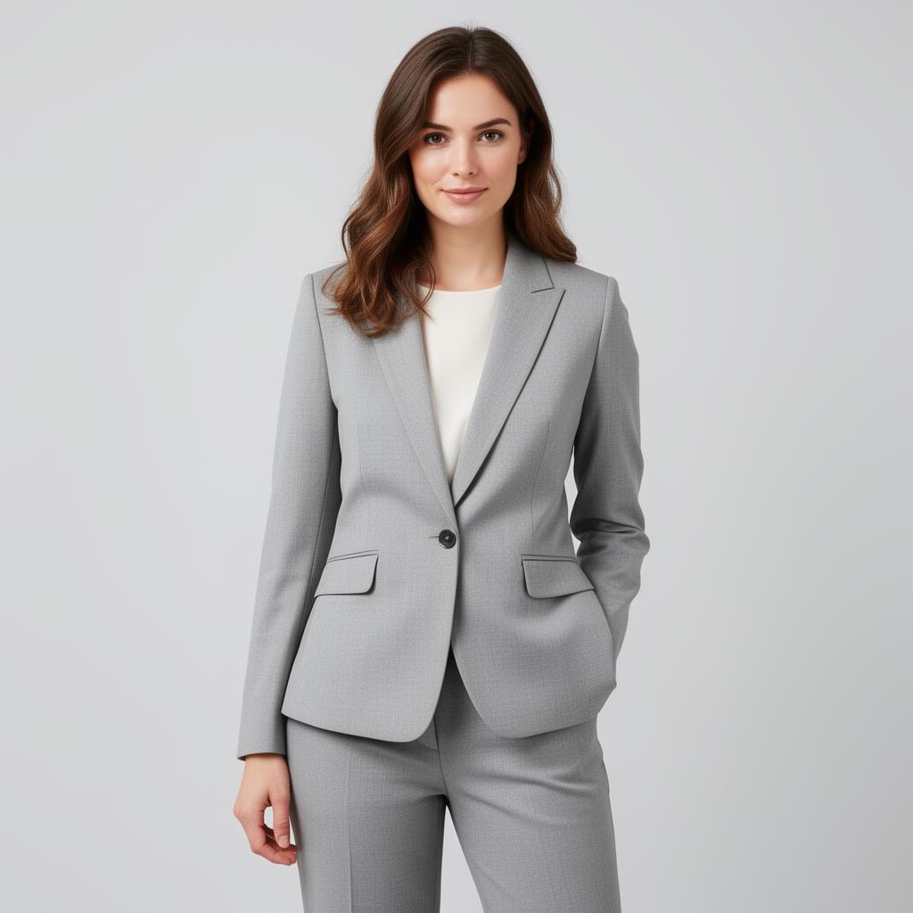 Light Grey Office Suit
